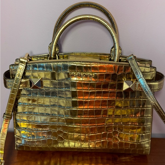 Michael Kors Blingy Gold Two-way Bag — Like New - Picture 2 of 11